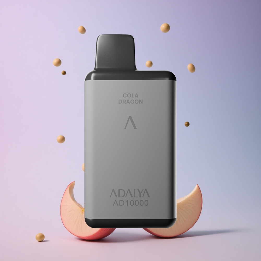 Adalya AD 10000 The Two Apples - Space Gray, 2% Nicotine, 650 mAh