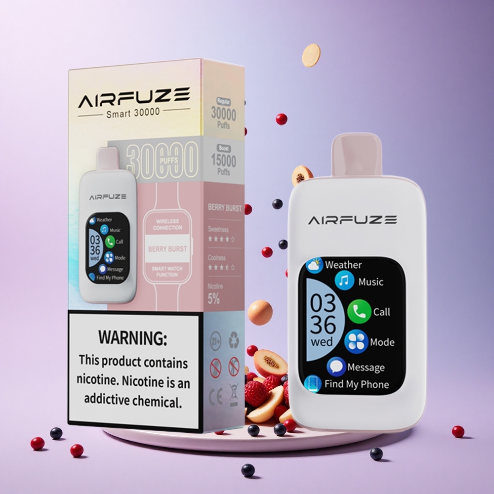 AirFuze Smart 30000 Berry Burst Touch 5% Nicotine 900mAh