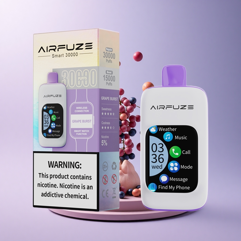 AirFuze Smart 30000 Grape Burst 5% Nicotine 900mAh