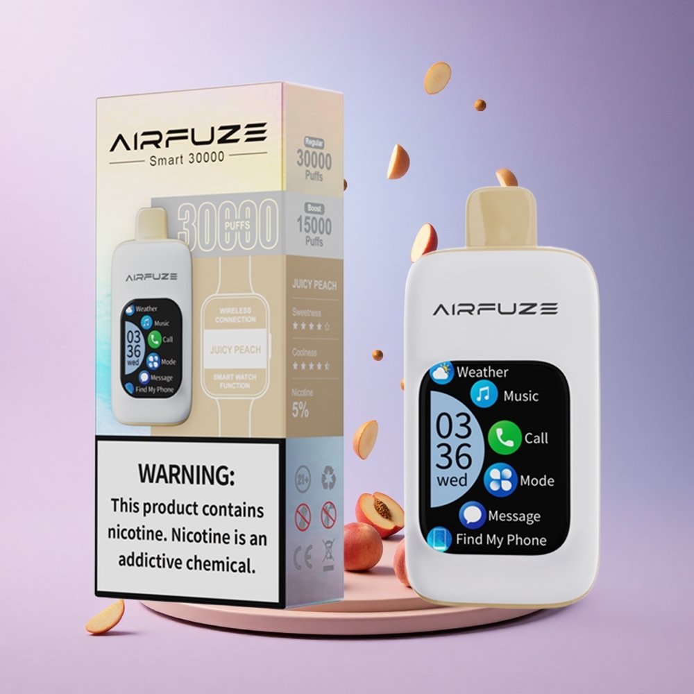AirFuze Smart 30000 Juicy Peach 5% Nicotine 900mAh