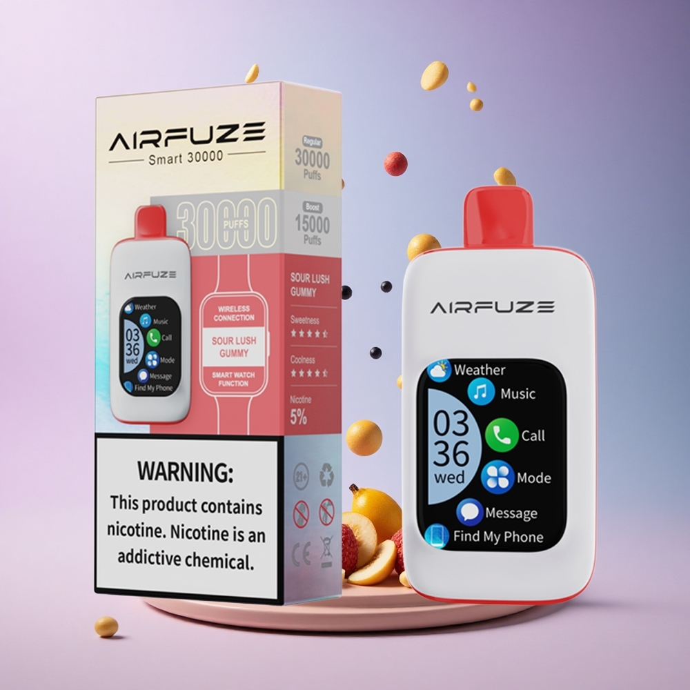 AirFuze Smart 30000 Sour Lush Gummy 5% Nicotine 900mAh