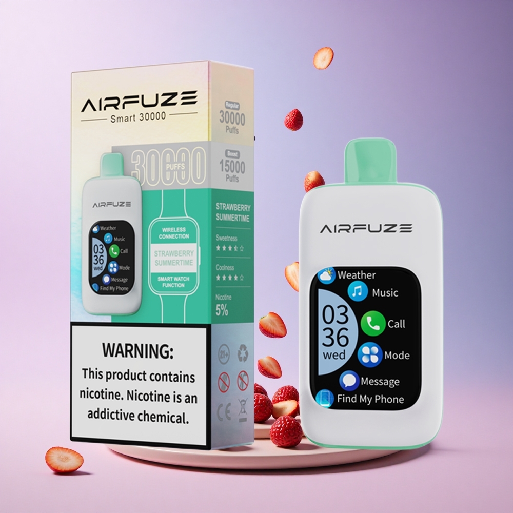AirFuze Smart 30000 Strawberry Summertime 5% Nicotine 900mAh