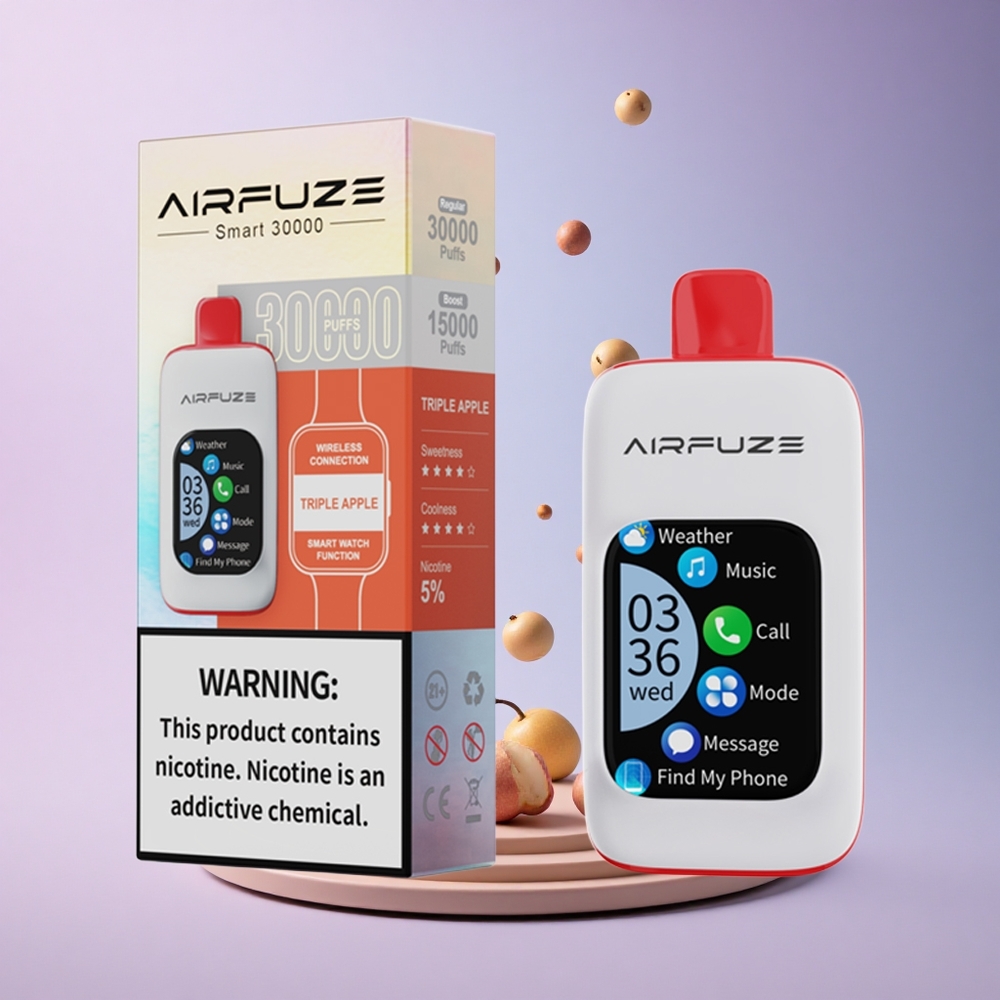 AirFuze Smart 30000 Triple Apple Touch Screen 5% Nicotine 900mAh