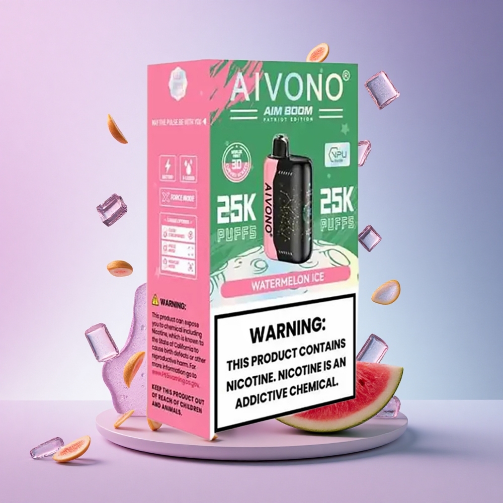 Aivono Aim Boom 25000 Watermelon Ice 650mAh Nicotine-Free 28ml