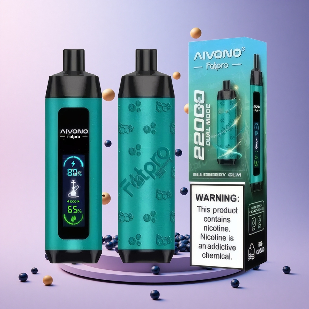 Aivono Aim Fatpro 22000 Blueberry Gun 600mAh 0.6ohm Mesh