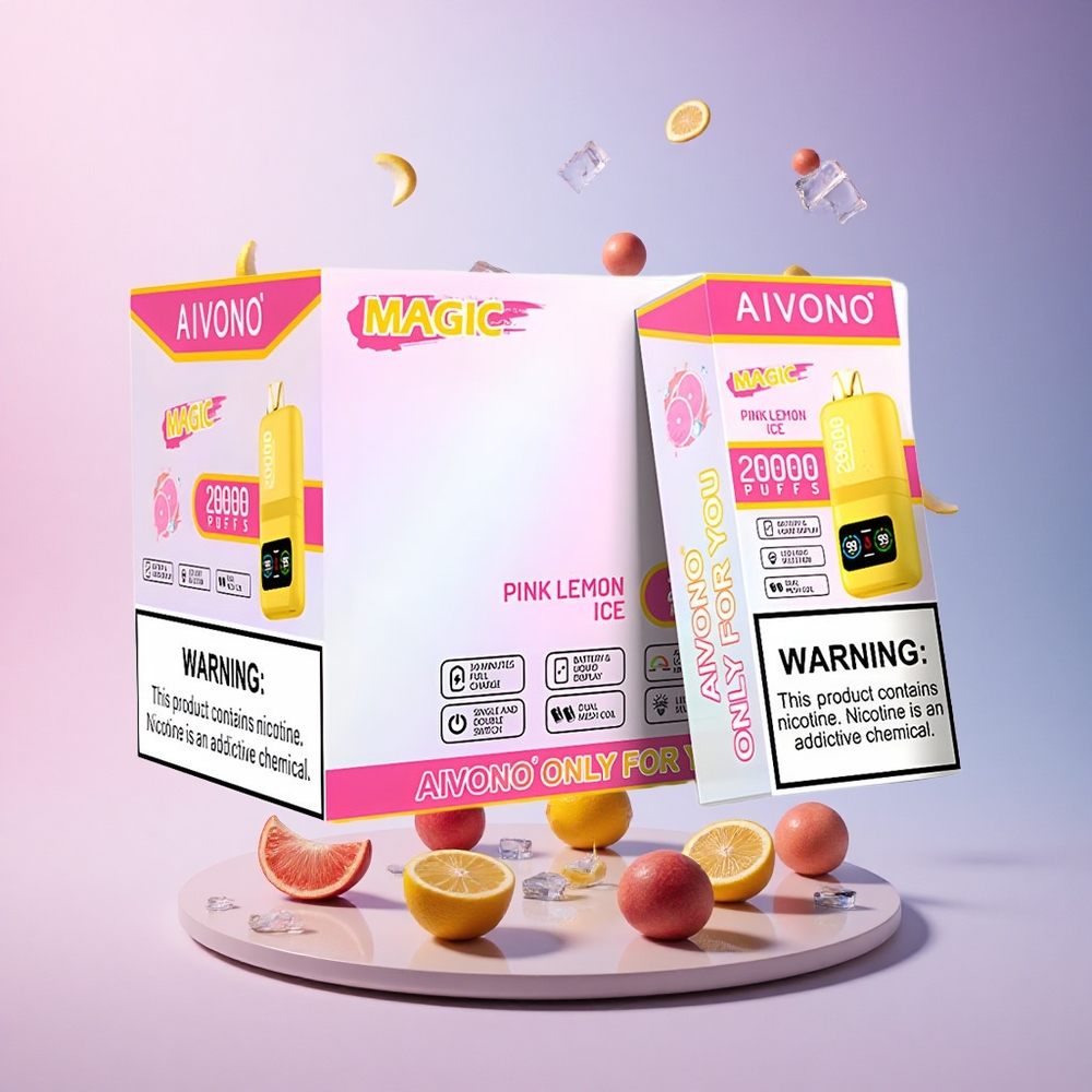 Aivono Aim Magic 20000 Pink Lemon Ice 5% Nicotine 600mAh