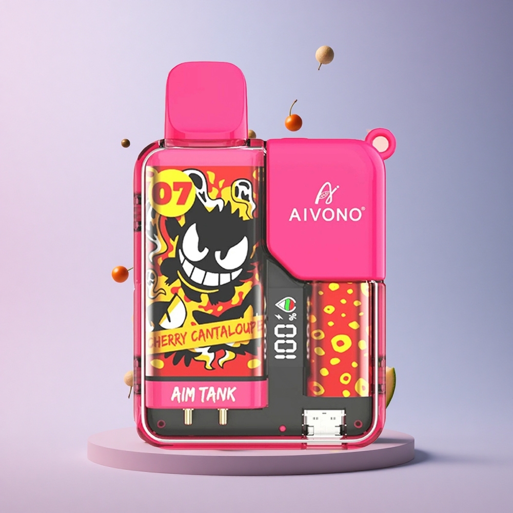 Aivono Aim Tank 9500 Cherry Cantaloupe 650mAh 5% Nicotine