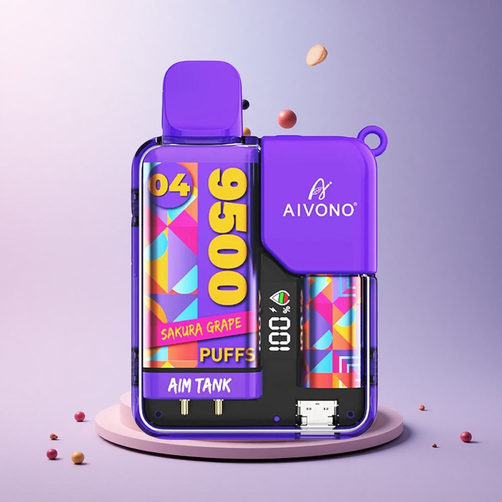 Aivono Aim Tank 9500 Sakura Grape 650mAh 18ml