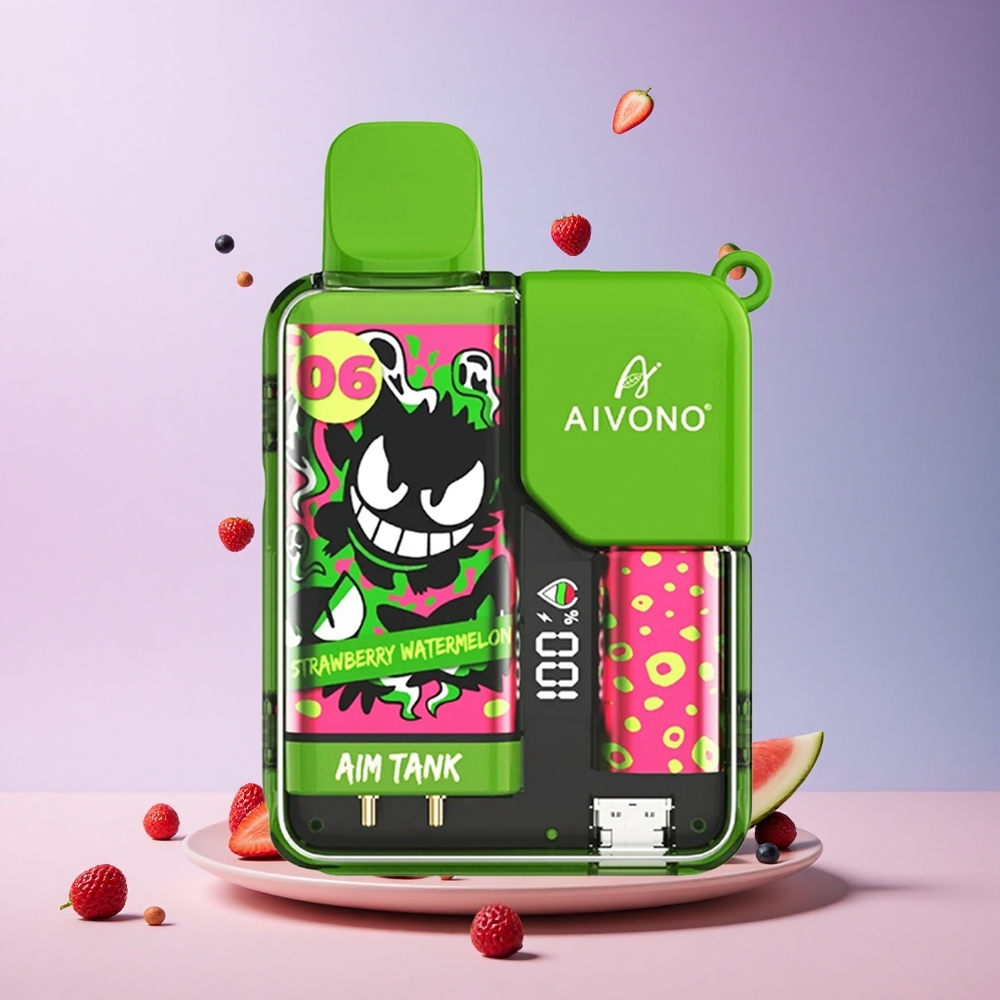 Aivono Aim Tank 9500 Strawberry Watermelon 650mAh 5% Nicotine