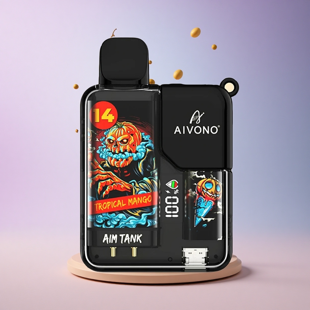 Aivono Aim Tank 9500 Tropical Mango 18ml 650mAh 5% Nicotine