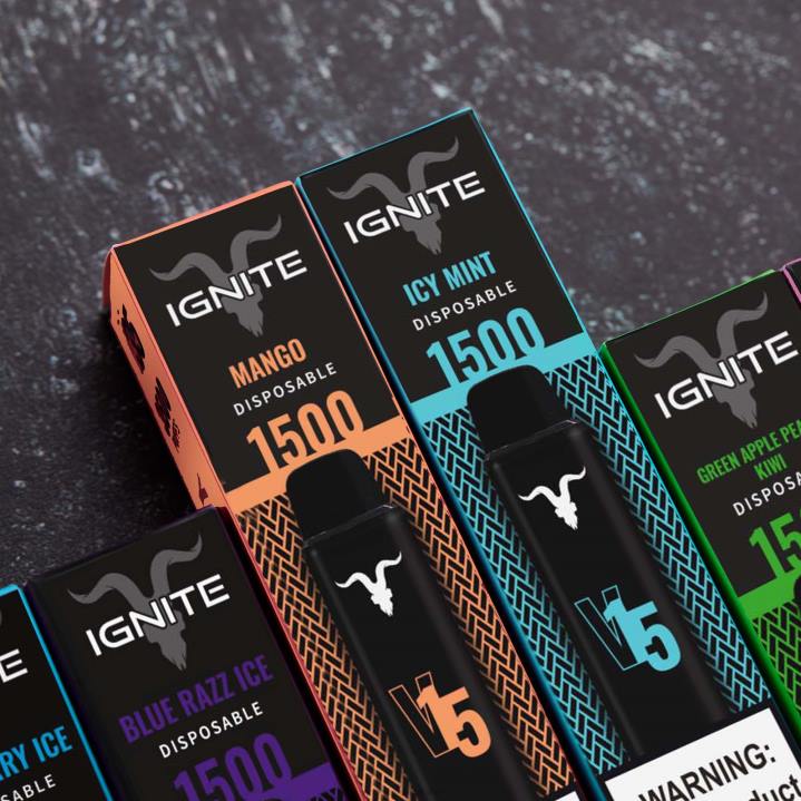 RP6R105 IGNITE V15 Vape Pen 10-Pack Ignite sydney - Strawberry Guava Ice