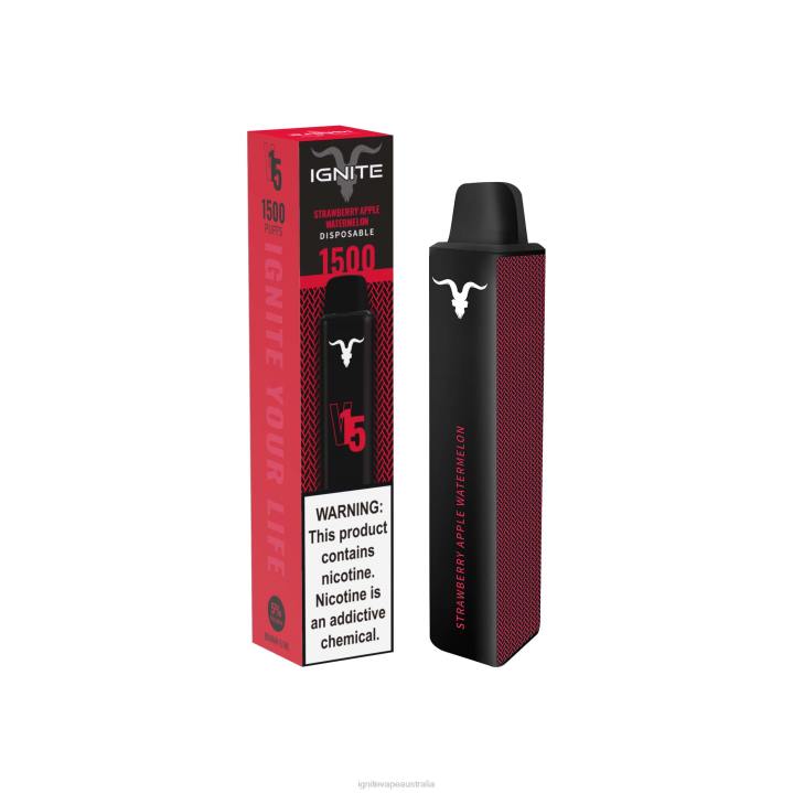 RP6R115 IGNITE V15 Vape Pen Ignite sydney - Strawberry Apple Watermelon