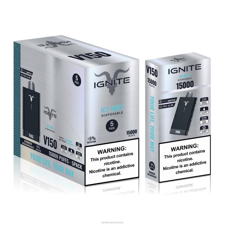 RP6R84 IGNITE V150 Vape Pen 5-Pack Ignite group Australia pty ltd - Dragon Fruit Lemonade