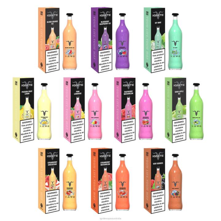 RP6R118 IGNITE V25 Vape Pen Ignite flavours - Sour Apple Ice
