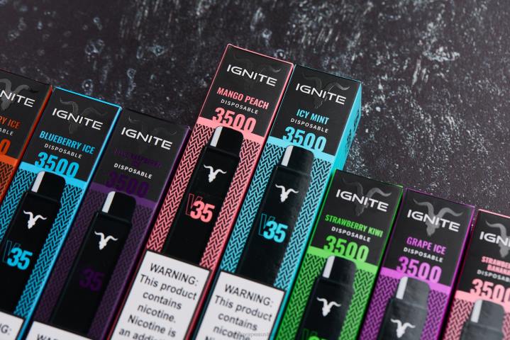 RP6R129 IGNITE V35 Vape Pen 10-Pack Ignite for sale - Watermelon Apple Ice