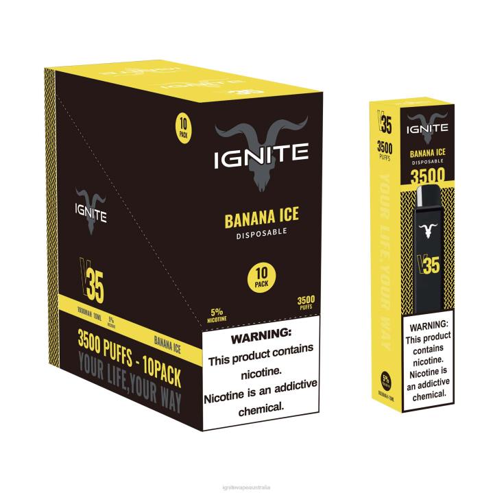 RP6R129 IGNITE V35 Vape Pen 10-Pack Ignite for sale - Watermelon Apple Ice