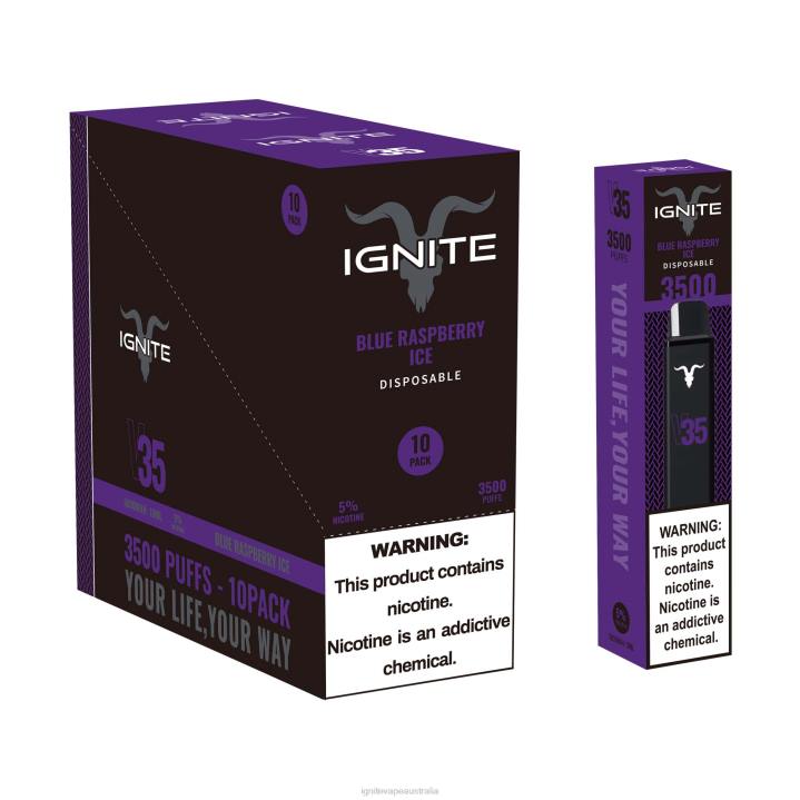 RP6R129 IGNITE V35 Vape Pen 10-Pack Ignite for sale - Watermelon Apple Ice