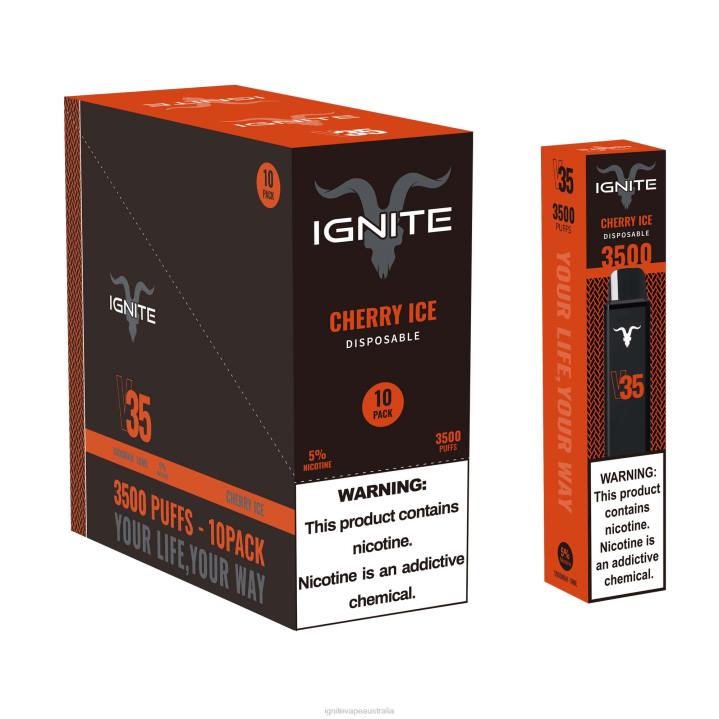 RP6R129 IGNITE V35 Vape Pen 10-Pack Ignite for sale - Watermelon Apple Ice