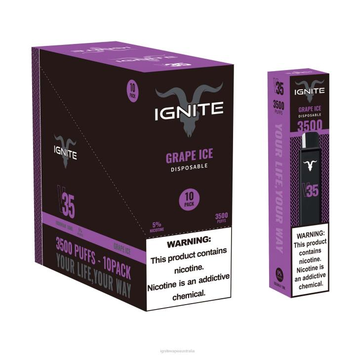 RP6R129 IGNITE V35 Vape Pen 10-Pack Ignite for sale - Watermelon Apple Ice