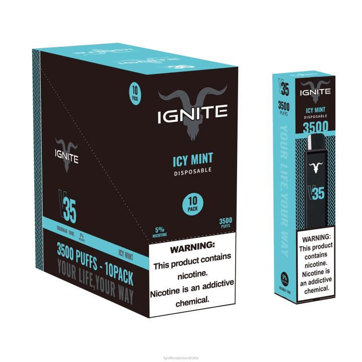 RP6R129 IGNITE V35 Vape Pen 10-Pack Ignite for sale - Watermelon Apple Ice