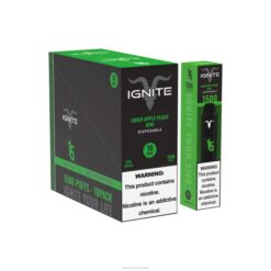 RP6R101 IGNITE V15 Vape Pen 10-Pack Ignite vape Australia - Green Apple Peach Kiwi