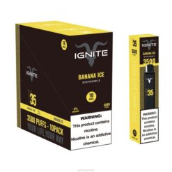 RP6R16 IGNITE V35 Vape Pen 10-Pack Ignite vape flavours - Banana Ice