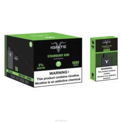 RP6R26 IGNITE V60 Vape Pen 10-Pack Ignite vape flavours - Strawberry Kiwi