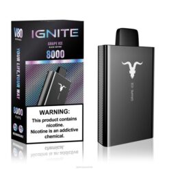 RP6R44 IGNITE V80 Vape Pen Ignite group Australia pty ltd - Grape Ice