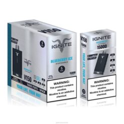 RP6R82 IGNITE V150 Vape Pen 5-Pack Ignite Australia - Blueberry Ice