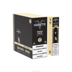 RP6R99 IGNITE V15 Vape Pen 10-Pack Ignite for sale - Cranberry Lemonade